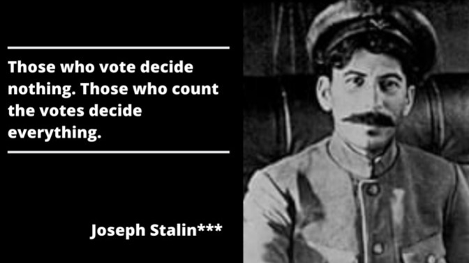 Guys, Do you agree with Joe Stalin?