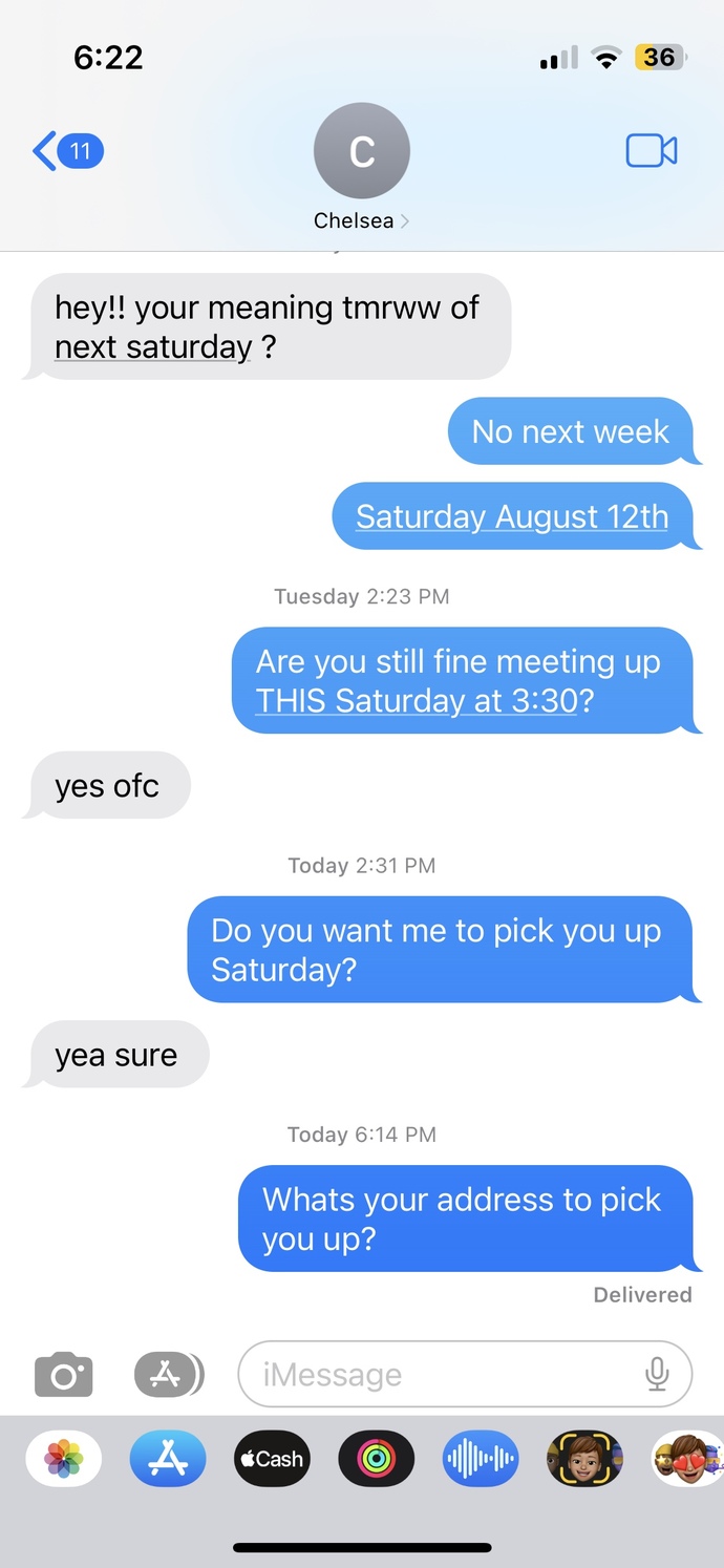 Why dont girls reply right away?