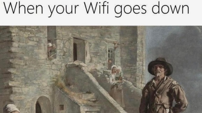 What will you do if the wifi goes down for 24 full hours worldwide?