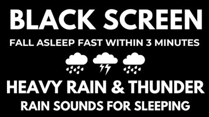 What sounds makes you fall in sleep fast at night?