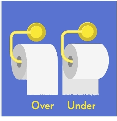 What way do you have your toilet paper?