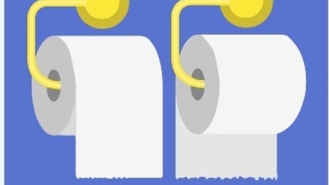What way do you have your toilet paper?