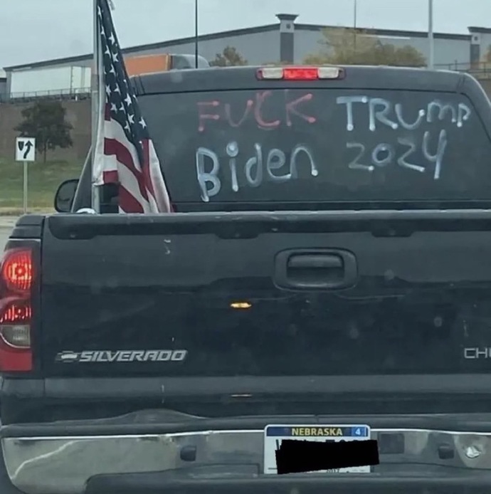 What’s this guy’s politics…?