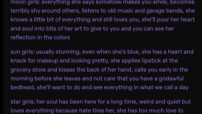 If any, which of these do you relate to?