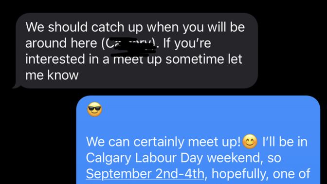 Did he ask me out? Or Am I reading too much into this?