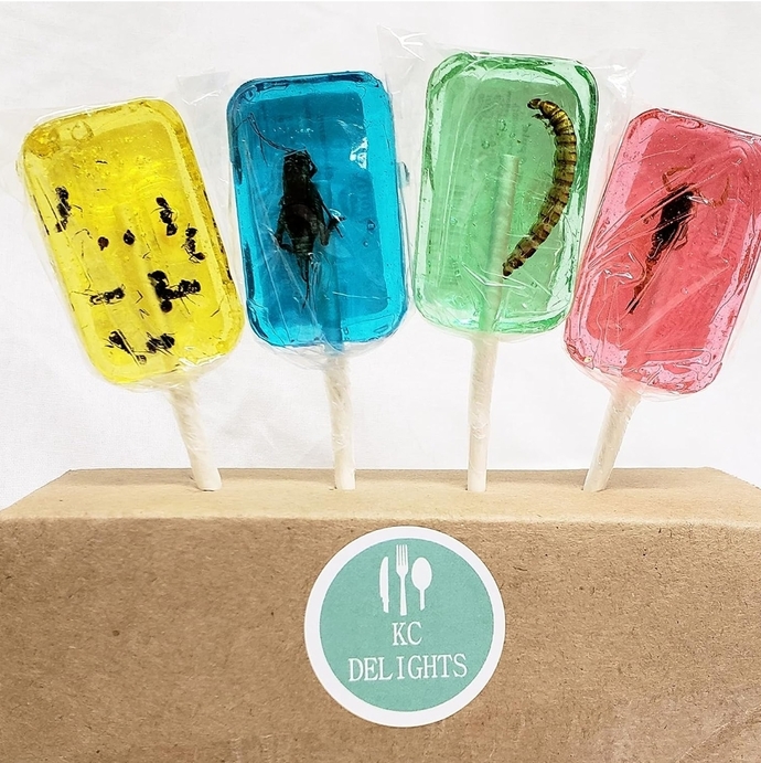 Would You Try Cricket Lollipops?