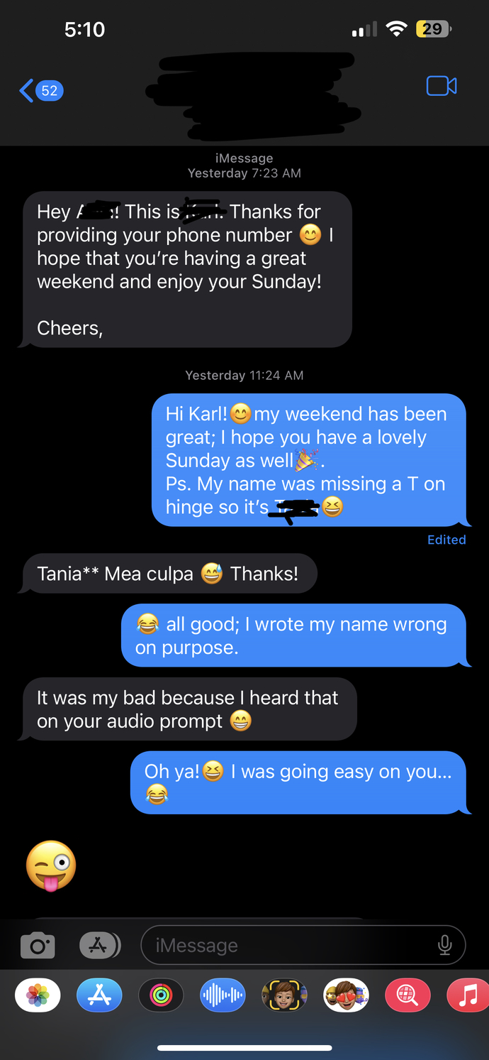 We met online on Hinge a week ago; is he suggesting a date or a friendly meetup based on this?