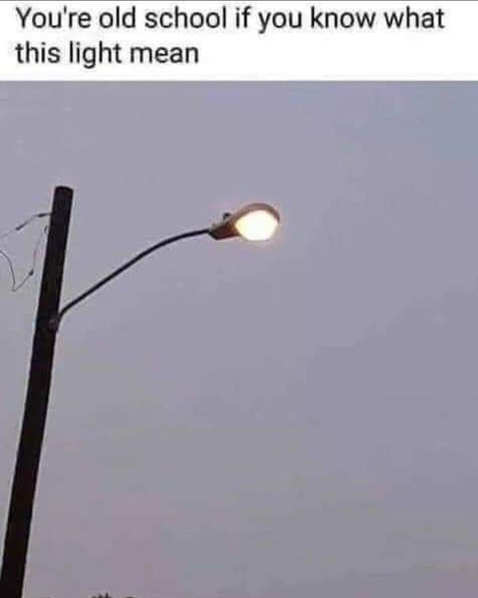 Do you know what this light means growing up?