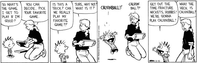 Since when has the US government been playing Calvinball?