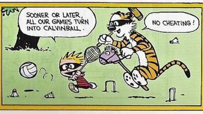 Since when has the US government been playing Calvinball?