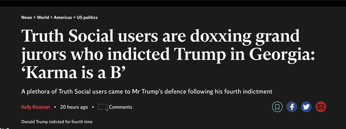 Do Trumpers support the rule of law or not?