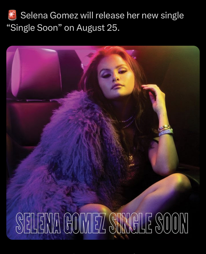 Are you excited for the new singles for Miley Cyrus and Selena Gomez?