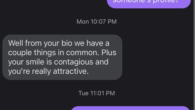 Did I say something wrong/come across as not serious?