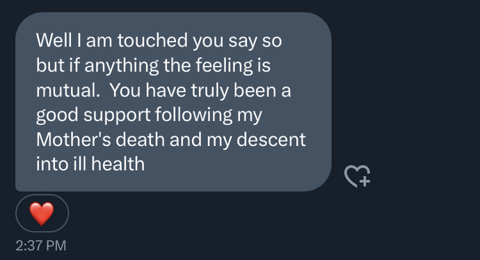 Have you ever had an online friend who was a source of emotional support? Have you ever been a source of emotional support?
