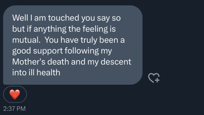 Have you ever had an online friend who was a source of emotional support? Have you ever been a source of emotional support?