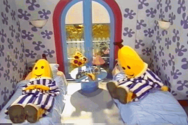 they wouldn't even get out of their pajamas...