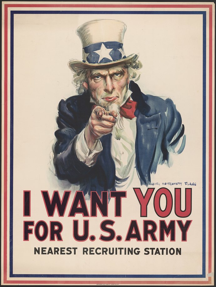 Why arent militias advertising like a government military does?