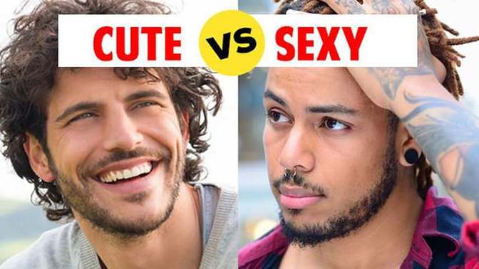 As a woman, what makes you think of a guy as cute versus handsome?