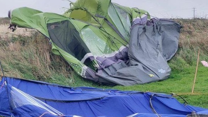 Have you ever been camping in a storm?