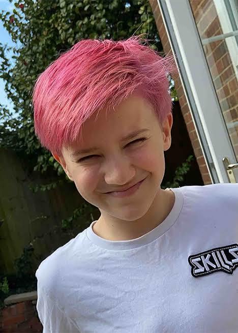 Would you let your son dye his hair pink?