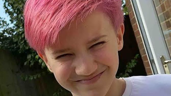 Would you let your son dye his hair pink?