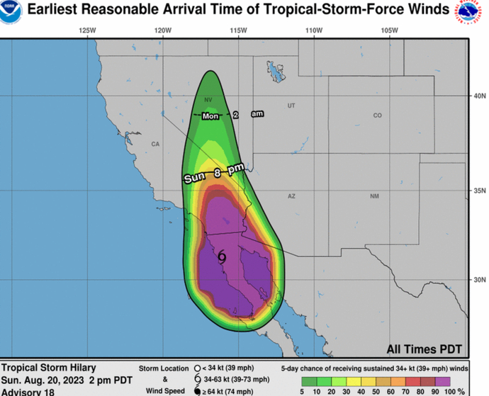 How are you preparing for hurricane Hilary?