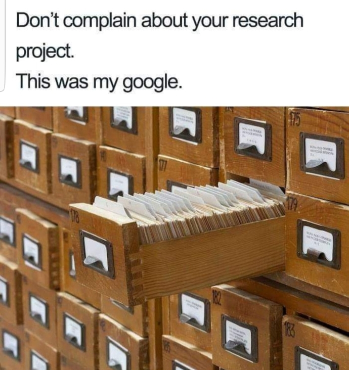 When was the last time you went to a library?