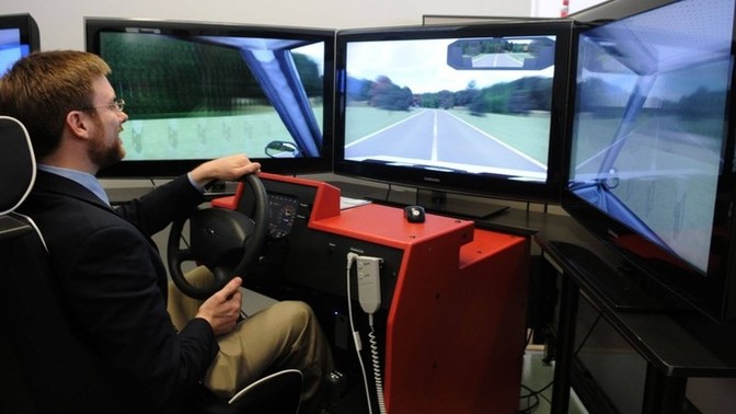 Could you learn to drive better using a virtual driving school simulator?