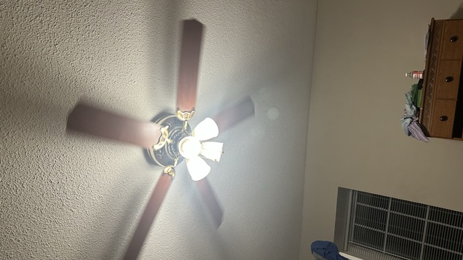 What are the chances a ceiling fan falls?