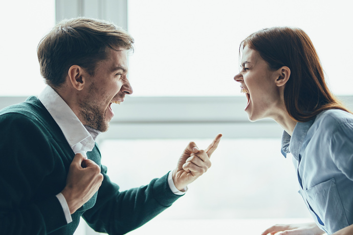 If someone yells when they are angry would you say they have anger issues?