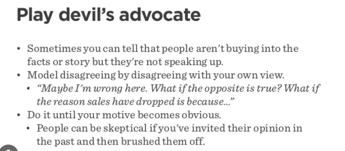 Do you like to play Devils advocate to your own opinions?
