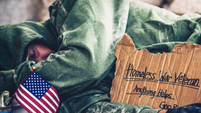 Why is it when a soldier returns from being deployed, we as a society abandon them?