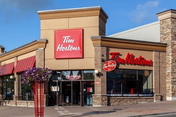 Do you have the Tim Hortons restaurant chain now in your town, city, or country?