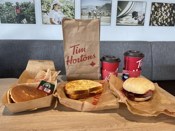 Do you have the Tim Hortons restaurant chain now in your town, city, or country?