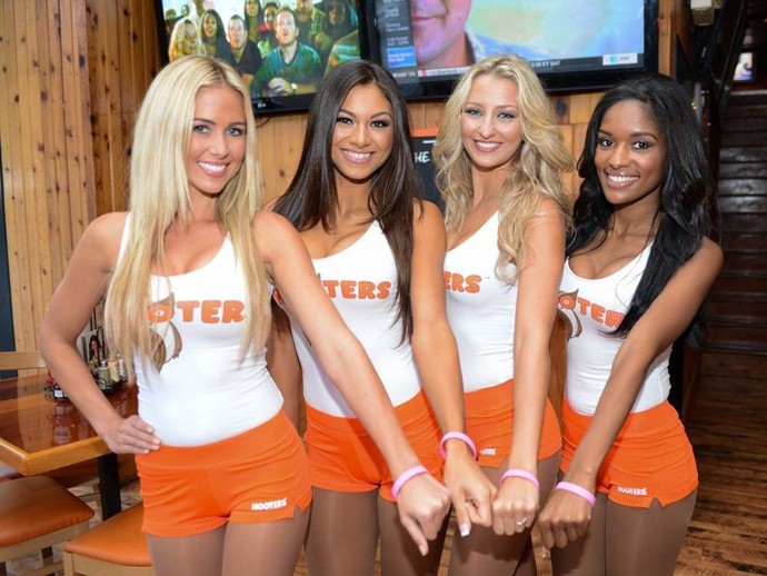 Is Hooters like Playboy or something just a Walmart version and a restaurant?