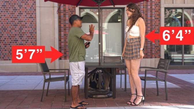 Do you think being tall really affects a women’s dating opportunities?