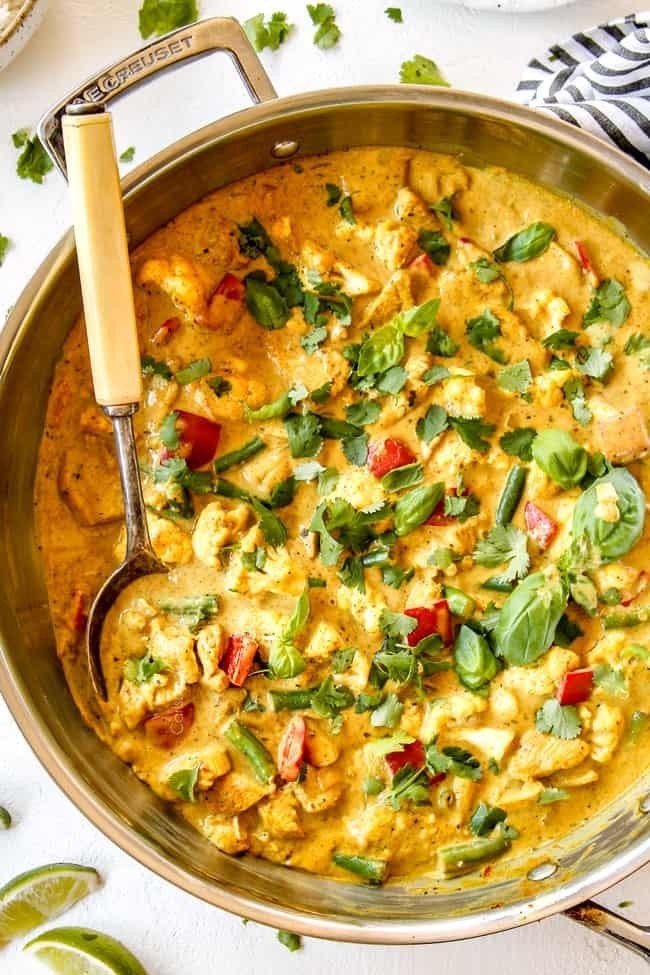 How many of you big fans of chicken, beef, or salmon coconut curry stew 😋?