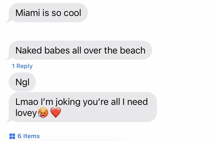 What do I even say to this? my boyfriend texted me this?