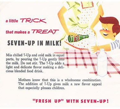 Was milk and 7 up really a thing?