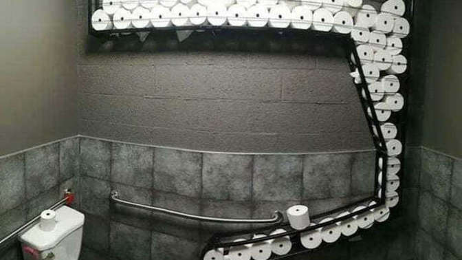 How many rolls of TP do you keep in your bathroom?