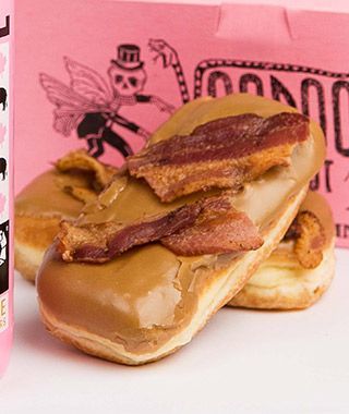 There’s only four donuts left in the box. Which one are you having ?