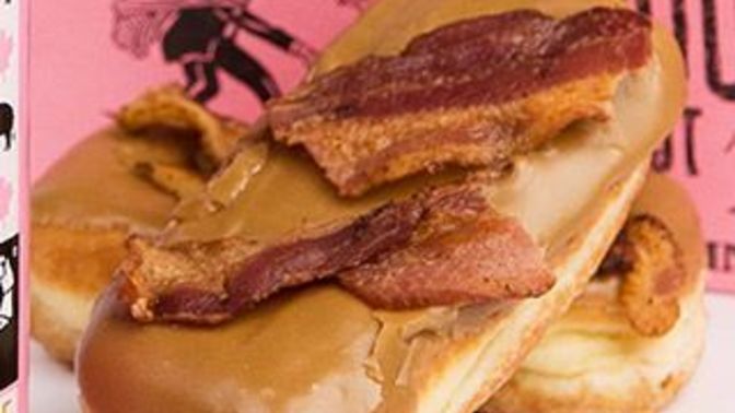 There’s only four donuts left in the box. Which one are you having?
