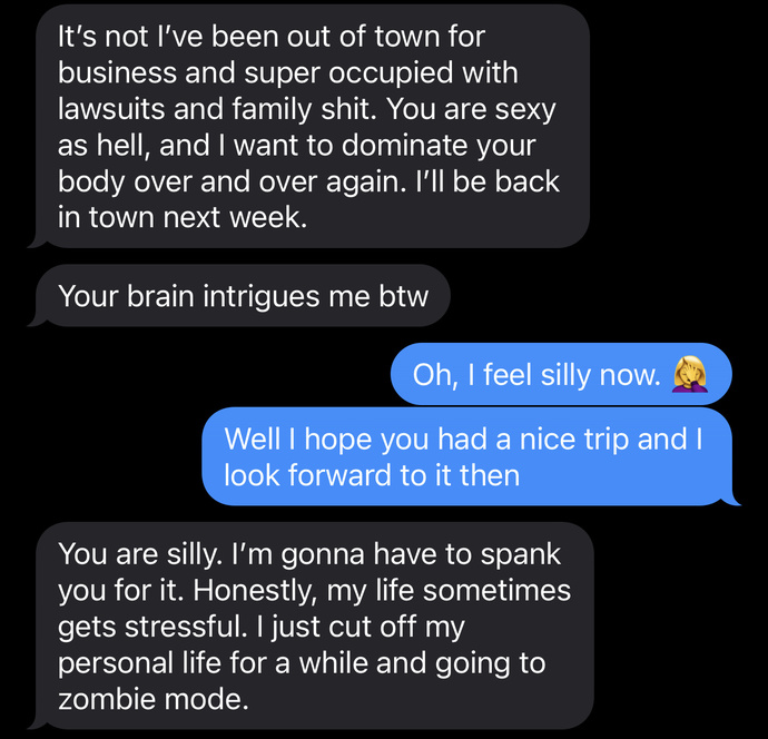 Do these messages say he wants just sex, something more, or blowing you off?