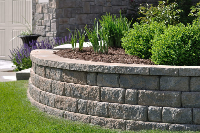 What is the BEST material for a RETAINING WALL?