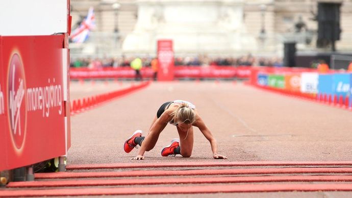 Ten feet to go. 