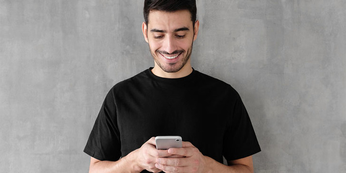 Are most guys not into texting?