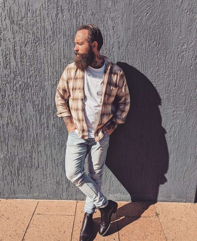 I've accidentally pulled off the stylish hipster/lumberjack/barista look! Haha. I always give myself a shameless 10.