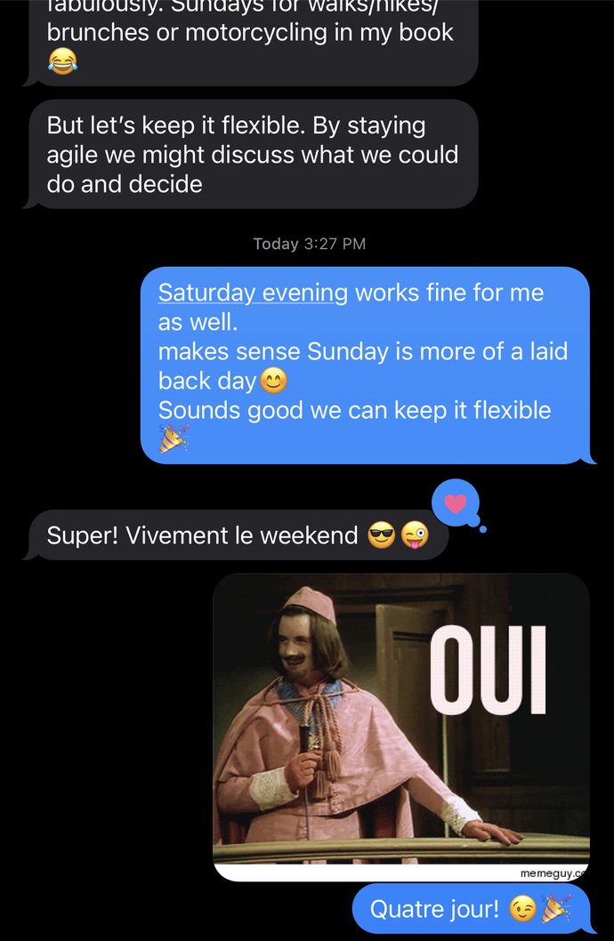 I met him on Hinge; not sure if this can be considered solely a friendly get together?