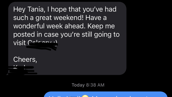 I met him on Hinge; not sure if this can be considered solely a friendly get together?