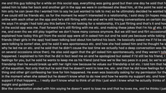 This guy I was talking to, asked if we would still be friends after he just got a girlfriend today (read below)?